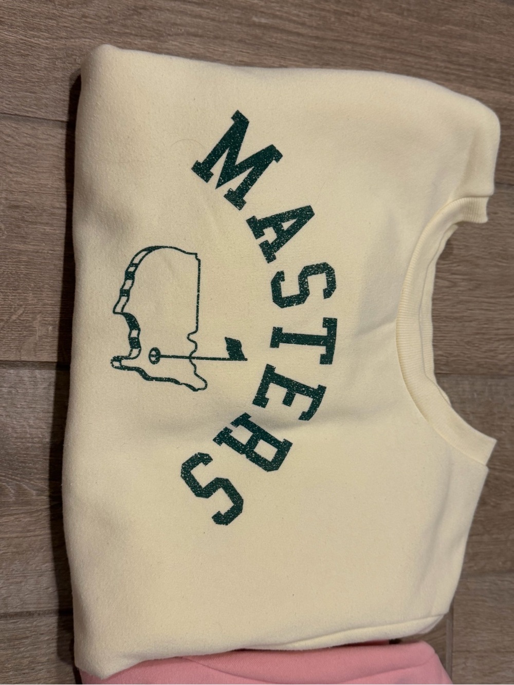 Genuine Masters Golf Sweatshirts Pink and Yellow available - Picture 3 of 7